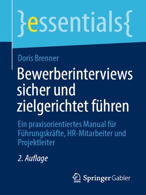 cover image of Bewerberinterviews sicher und zielgerichtet führen